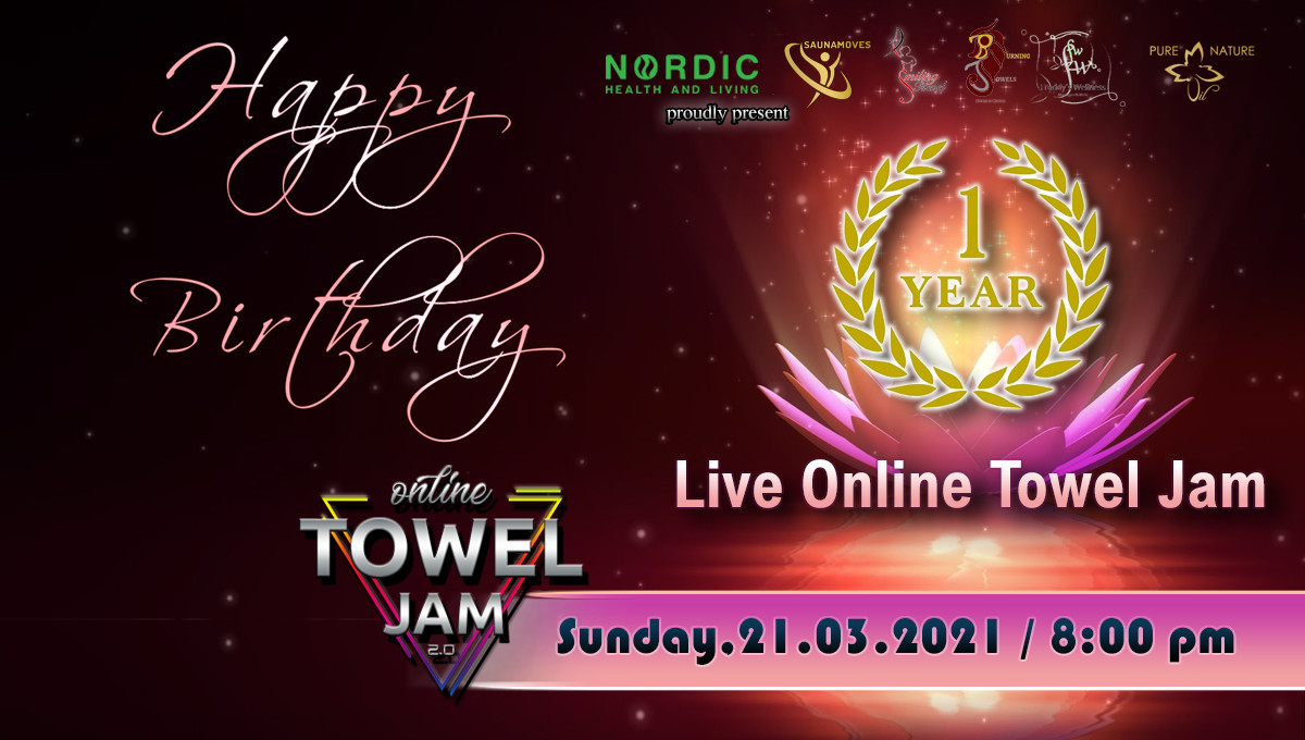 Live Online Towel Jam 2.0 - Happy Birthday - 1 Year Towel Jam