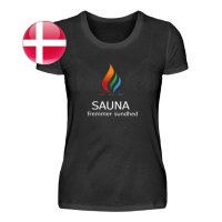 Damen T-Shirt &quot;Sauna ist...&quot; (d&auml;nisch)