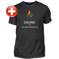 Herren T-Shirt &quot;Sauna ist...&quot; (schweiz)